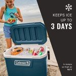 Coleman Classic Series Insulated Portable Cooler, Leak-Resistant Outdoor Hard Cooler Keeps Ice up to 5 Days, 70-Quart