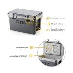 RTIC Ultra-Light 32 Quart Hard Cooler Insulated Portable Ice Chest Box for Drink, Beverage, Beach, Camping, Picnic, Fishing, Boat, Barbecue, 30% Lighter Than Rotomolded Coolers, Dark Grey/Cool Grey