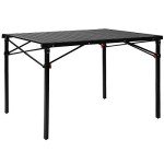 KingCamp Lightweight Compact Folding Camping Table,Stable Aluminum Alloy Folding Roll up Table for 4-6 Person for Picnic, Camping, Barbecue and Party,Portable Multifunctional Table with Carry Bag