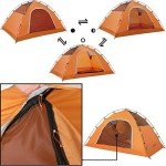 Vela Camping Tent for 2 Person, 4 Person, 6 Person - Waterproof Two Person Tents for Camping, Small Easy Up Tent for Family, Outdoor, Kids, Scouts in All Weather and All Season by Clostnature