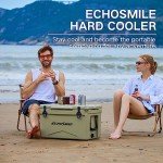 EchoSmile 25/30/35/40/60/75 Quart Rotomolded Cooler, Built to Stand up to The Rigors of The Journey