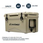 EchoSmile 25/30/35/40/60/75 Quart Rotomolded Cooler, Built to Stand up to The Rigors of The Journey