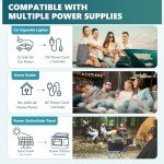 EUHOMY 12 Volt Refrigerator, 22QT(21L) 12V Cooler, Compressor Electric Cooler -4℉~68℉, 12V Fridge 12/24V DC 110-240V AC, Portable Freezer for Camping, Travel, Truck, Home