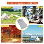 REDCAMP Closed Cell Foam Sleeping Pad for Camping, 22" Wide Lightweight Folding Camping Pad for Hiking Backpacking, 72"x22"x0.75", Grey 1 Pack