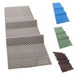 REDCAMP Closed Cell Foam Sleeping Pad for Camping, 22" Wide Lightweight Folding Camping Pad for Hiking Backpacking, 72"x22"x0.75", Grey 1 Pack