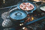 Stansport 2 QT Pre-Seasoned Cast Iron Dutch Oven Flat Bottom (16019-20)
