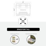 Igloo BMX 25 Quart Green and Orange