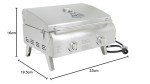Pit Boss Grills 75275 Stainless Steel Two-Burner Portable Grill