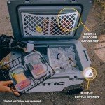 RTIC 52 Quart Ultra-Light Wheeled Hard Cooler Insulated Portable Ice Chest Box for Beach, Drink, Beverage, Camping, Picnic, Fishing, Boat, 30% Lighter Than Rotomolded Coolers, Trailblazer