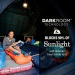 Coleman Skydome Camping Tent with Dark Room Technology, 6 Person with Screen Room
