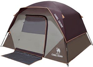 CAMEL CROWN Tents for Camping 4/8 Person Waterproof Quick Setup Folding Outdoor Backpacking Tents 4 People Family Hiking