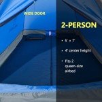 CAMEL CROWN 2/3/4/5 Person Camping Dome Tent, Waterproof,Spacious, Lightweight Portable Backpacking Tent for Outdoor Camping/Hiking