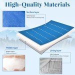 CONTUK Sleeping Bags for Adults, Green Material, Waterproof, Improved Skin-Friendly Poly-Pongee Lining, Camping Sleeping Bag with Optimized Zippers and Stitching, Blue & Black, 3 Seasons