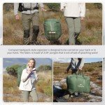 Naturehike Flannel Double Sleeping Bag with Pillows for Couples & Family, 40℉ Doublewide Two Person Sleeping Bag for All Seasons Camping Hiking Backpacking, Dill Green