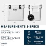 YETI Roadie 32 Wheeled Cooler, Wild Vine Red