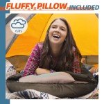 MEREZA 0 Degree Winter Sleeping Bag for Adults Kids with Pillow, Cold Weather Sleeping Bag for 4 Season Camping Hiking Backpacking Sleeping Bags for Big and Tall