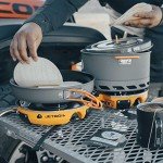 Jetboil Genesis Basecamp Backpacking and Camping Stove Cooking System with Camping Cookware