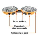 Jetboil Genesis Basecamp Backpacking and Camping Stove Cooking System with Camping Cookware