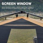 EVER ADVANCED 6 Person Camping Tent, Blackout Tent for Camping Instant Cabin Tents for Family with Rainfly, 60s Easy Setup, Water-Resistant