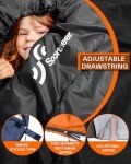 Sportneer Sleeping Bag, 3 Seasons Warm Cold Weather Sleeping Bags for Adults Kids Boys Girls with Compression Sack- Lightweight Camping Essentials Gear Accessories, Backpacking, Hiking (Black)