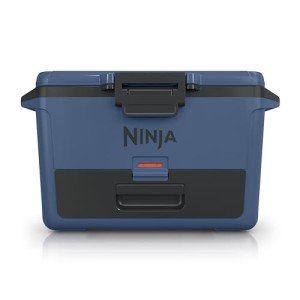 Ninja FB151BL FrostVault 50qt Hard Cooler with Dry Zone, Integrated Fridge-Temp Dry Storage Drawer, Premium Heavy-Duty Insulated Cooler, Keeps Ice for Days, Lakeshore Blue