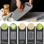 HI NINGER camping cutting board, Collapsible Chopping Board with Colander, 9-In-1 Multi Chopping Board Kitchen Vegetable Washing Basket for Camping,Camping Gifts Camping Accessories for RV Campers