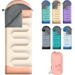 Xelaro Sleeping Bags for Adults Kids,3 Season Cold&Warm Weather Waterproof Lightweight Sleeping Bags for Camping Hiking Outdoor Travel