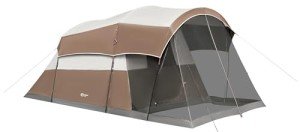Portal 6 Person Family Camping Tents with Screen Porch, Weater Resistant 7' Tall Tent with Rainfly & Upgrated Poles, Easy Setup Tent for Outdoor Family Camping