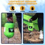 NATUREFUN Ultra-Light Travel Camping Hammock | 300kg Load Capacity,(275 x 140 cm) Breathable,Quick-Drying Parachute Nylon | 2 x Premium Carabiners,2 x Nylon Slings Included | Outdoor Indoor Garden