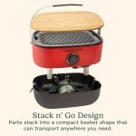 Cuisinart CGG-750 Portable, Venture Gas Grill, Red