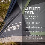 Coleman Skydome Tent with 5 Minute Setup, 4-Person Weatherproof Tent with Rainfly & Carry Bag, 20% More Headroom Than Traditional Canopies