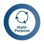 COSCO 4 ft. Straight Folding Utility Table, White, Indoor & Outdoor, Portable Desk, Camping, Tailgating, & Crafting Table