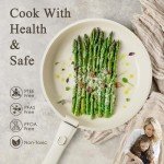 KIKCOIN 5 Pcs Pots and Pans Set Non Stick - Detachable Handle Cookware Set, Induction Nonstick Kitchen RV Cooking Set Removable Handle - Dishwasher ＆ Oven Safe ＆Heat Evenly for Better Cooking