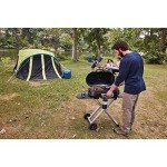 Coleman RoadTrip 285 Portable Stand-Up Propane Grill with 3 Adjustable Burners & Instastart Ignition, 20,000 BTUs of Power for Outdoor Cooking