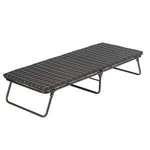 Coleman ComfortSmart Big & Tall Cot with Mattress, Folding Steel Camp Bed with Plush Pad for Comfortable Sleeping