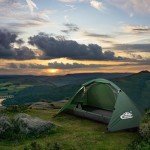 camppal 1 Person Tent for Camping Hiking Mountain Hunting Backpacking Tents 4 Season Resistance to Windproof Rainproof and Waterproof