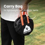 Cofiyard Propane 2 Burner Camping Stove with Carrying Bag, Portable Folding Gas Stove for Camping, Backpacking Camp Stove for Outdoor Cooking, With 17,000 BTU Adjustable Burners for BBQ, Tailgating