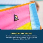 GCI Outdoor Comfort Pro Rocker Camping Chair | Portable Folding Rocking Chair with Durable Armrests & Drink Holder — Sweet Tea