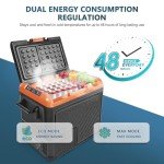 12 Volt Refrigerator, 61 Quart(58L) Super Large Single Zone Car Refrigerator, Electric Cooler with 12/24V DC, Car Fridge Portable Freezer Compressor Cooler for Car Truck RV Travel Camping and Home Use