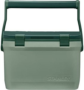 Stanley Adventure Outdoor Cooler 16 qt | Heavy Duty Outdoor Camping Cooler with Easy Carry Top Handle | 36 Hour Cooling Ice Chest for 21 Cans| BPA-Free | Stanley Green