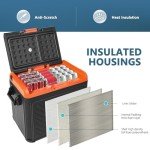 12 Volt Refrigerator, 61 Quart(58L) Super Large Single Zone Car Refrigerator, Electric Cooler with 12/24V DC, Car Fridge Portable Freezer Compressor Cooler for Car Truck RV Travel Camping and Home Use