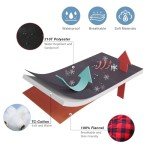 Keencamp 0 Degree Sleeping Bag Cotton Flannel Winter Cold Weather for Adults XXL Sleeping Bag 4 Season Big and Tall with Compression Sack