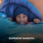Teton Junior, 20 Degree Sleeping Bag. Finally, Sleeping Bag for Boys, Girls, All Kids, Warm and Comfortable; for All Camping Weather and Built to Last