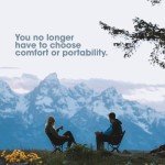 CLIQ Portable Camping Chair - Collapses to Size of Water Bottle - Lightweight Folding Chair for Camping - Outdoor Chair Supports 300 Lbs - Camp Chair Outdoor Adventures, Black