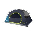 Coleman 8-Person Dark Room Skydome Camping Tent, Blue