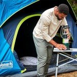 Coleman 8-Person Dark Room Skydome Camping Tent, Blue