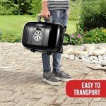 Grill Trade Portable Charcoal Grill - Mini BBQ Grill - Small Table Top Charcoal Grill for Camping, Outdoor Cooking - Foldable Camping Grill for Picnics, Tailgating and Backyard Grilling