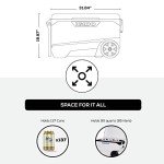 Igloo Marine Ultra 90 QT Cooler, Insulated Cooler Chest with Soft Ride Wheels, Leak-Proof Outdoor Hard Cooler, 5-Day Ice Retention, 137 Can Capacity