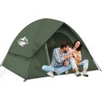 Purebox Tents for Camping 3-4 Person with Rainfly, Camping Tents 100% Waterproof, Outdoor Dome Tent Easy Setup, Backpacking Tent for Adventure, Festivals, Backyard (Not Crowded for 2 Person)