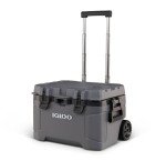 Igloo Trailmate 52 Qt Wheeled Cooler, Carbonite